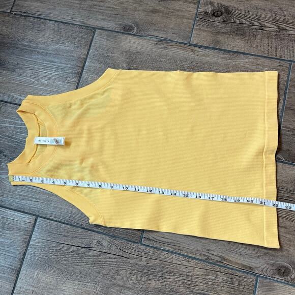 Athleta Renew Seamless Racerback Yellow Tank Women’s Size Small - Picture 5 of 5